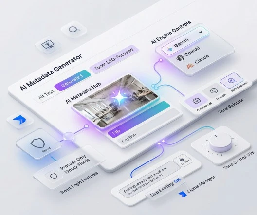 AI provider choice and bulk metadata generation