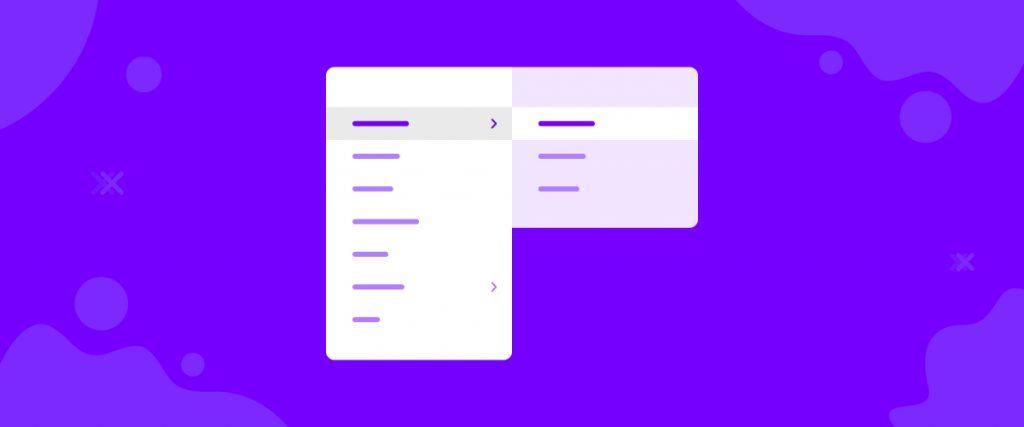 Vertical Menu widget