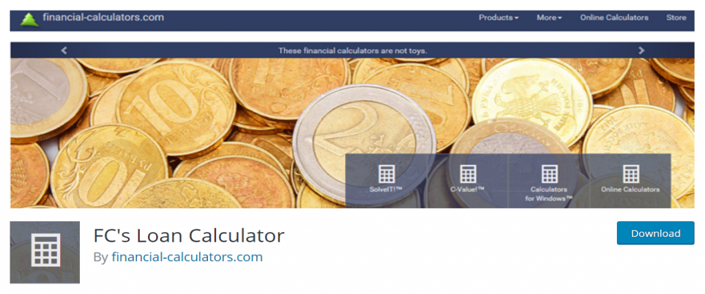 FCs Loan Calculator - BdThemes