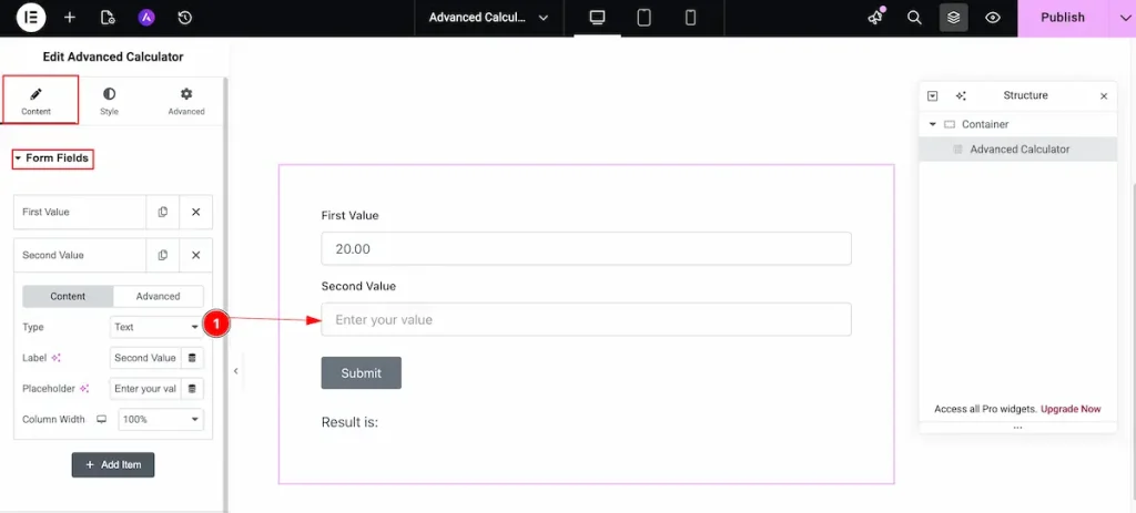 Form Fields Text type - BdThemes