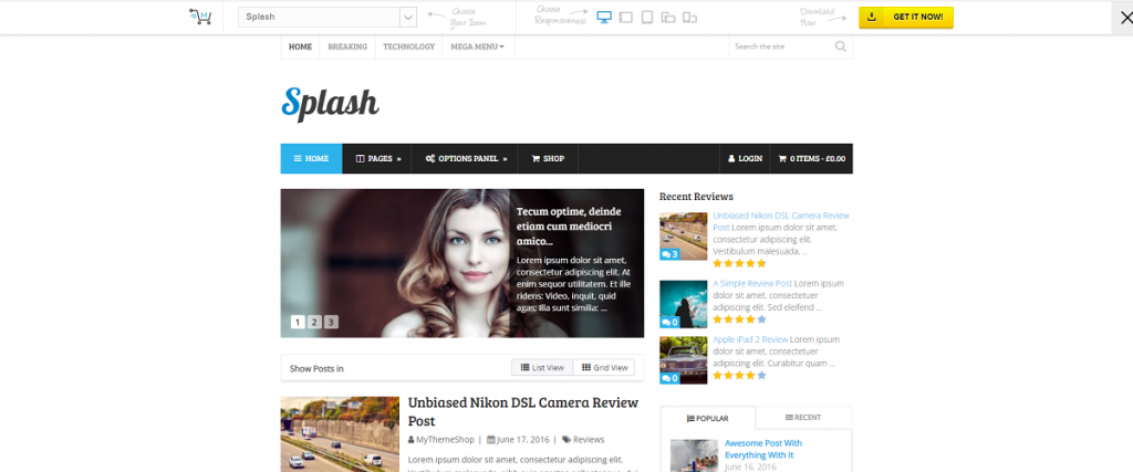13 Splash - BdThemes