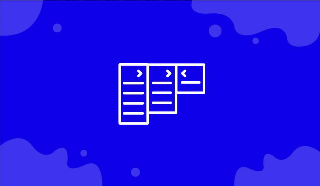 slinky vertical menu widget