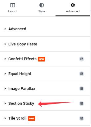 Click section sticky - BdThemes