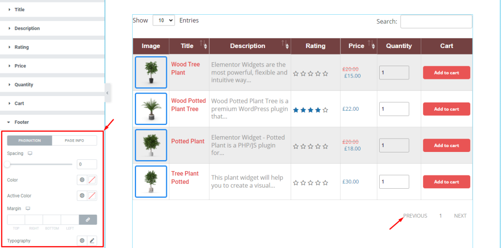Product Table widget doc 15 1 - BdThemes