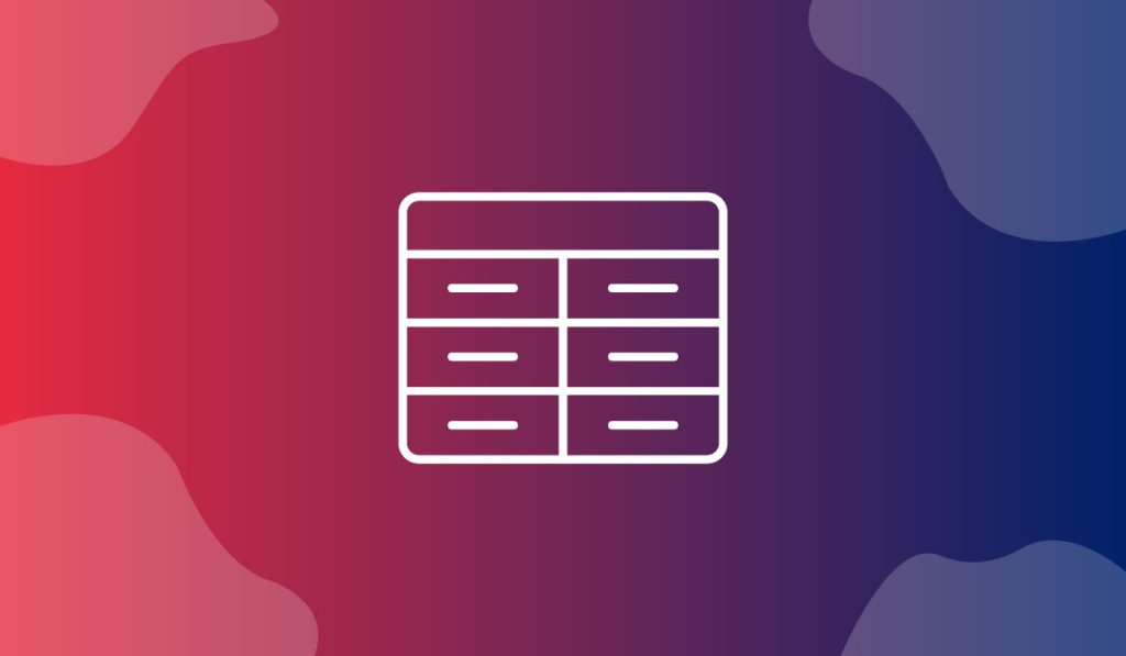 product table widget