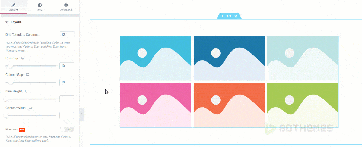 Craze gallery widget 2 - BdThemes