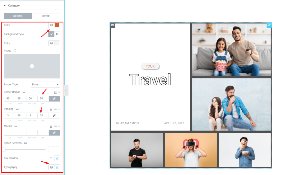 Elixir grid gallery widget 15 - BdThemes
