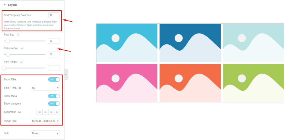 Elixir grid gallery widget 2 - BdThemes