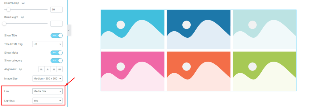 Elixir grid gallery widget 3 - BdThemes