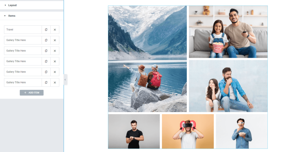 Elixir grid gallery widget 9 - BdThemes