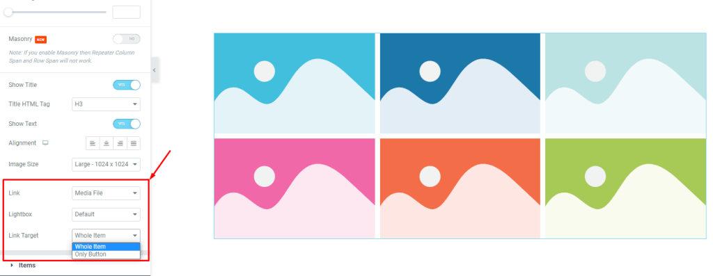 Fabric gallery widget 4 - BdThemes