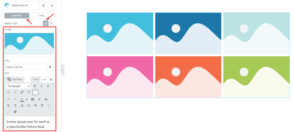 Fabric gallery widget 6 - BdThemes