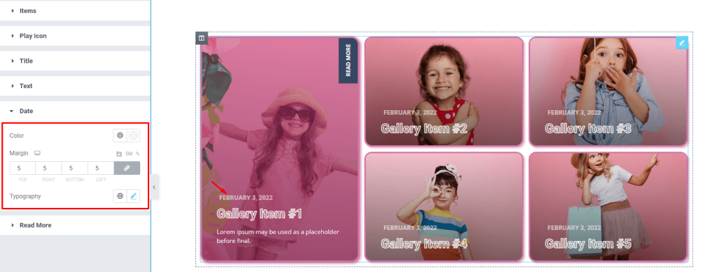 Fever Gallery widget 17 - BdThemes