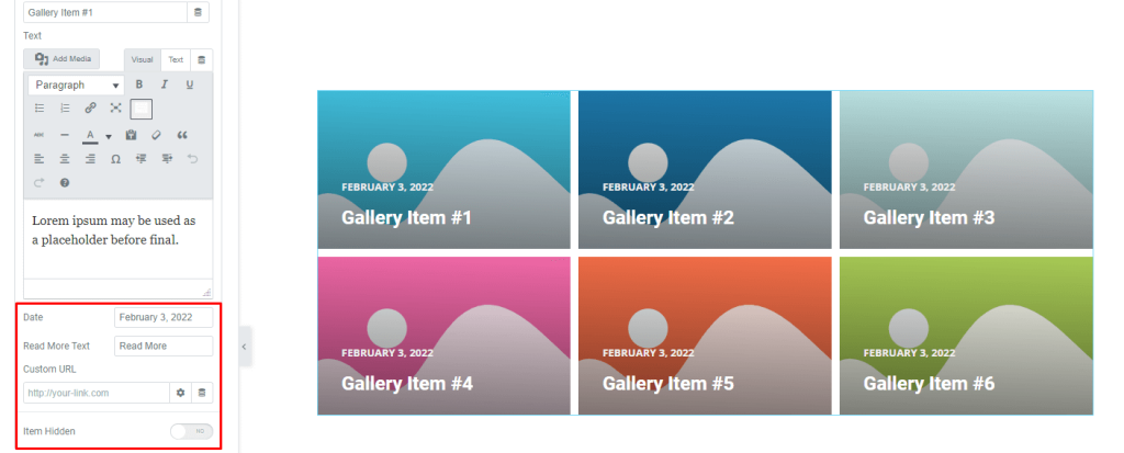 Fever Gallery widget 7 - BdThemes