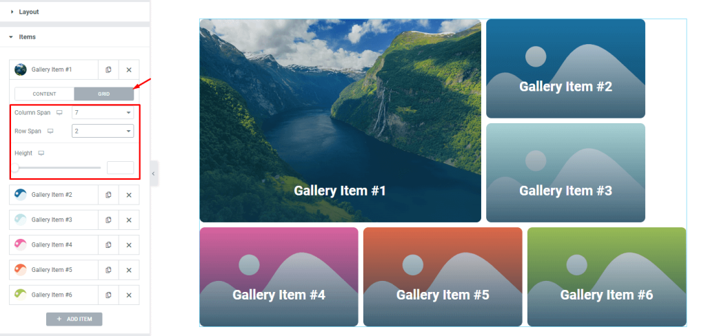 Flame gallery widget by Pixel Gallery addon for Elementor 8 - BdThemes