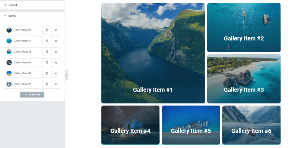 Flame gallery widget by Pixel Gallery addon for Elementor 9 - BdThemes