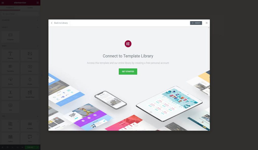 redirect to template library