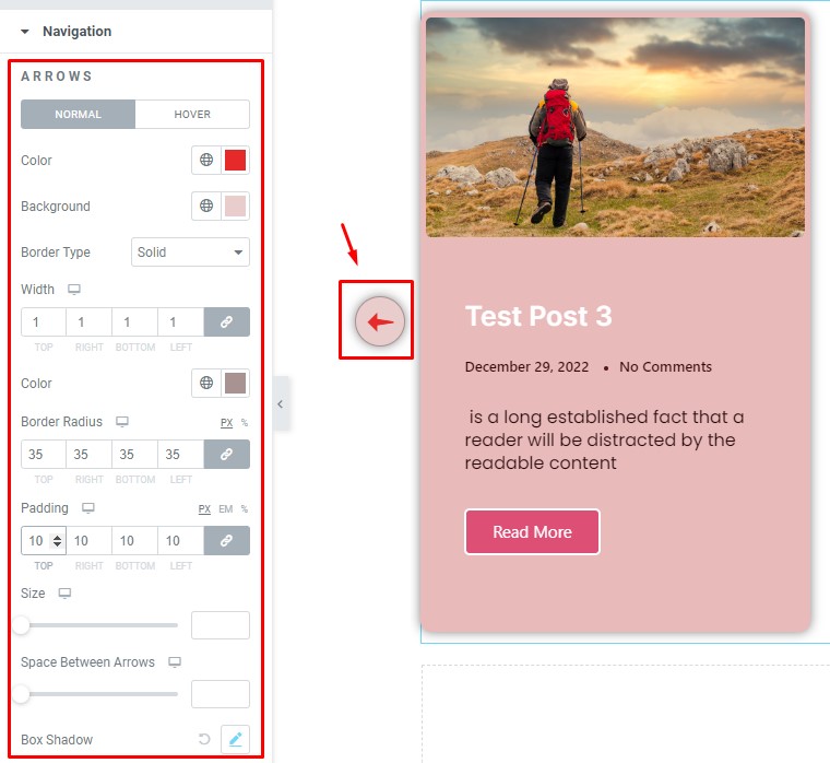 Navigation Arrows 1 - BdThemes