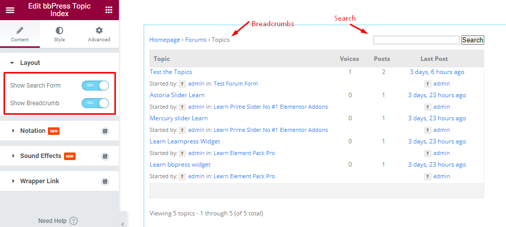 layout view - BdThemes