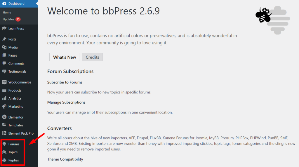 lets see the bbpress forumtopicsreolies - BdThemes