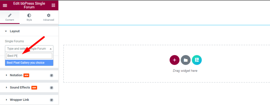 select the forum - BdThemes