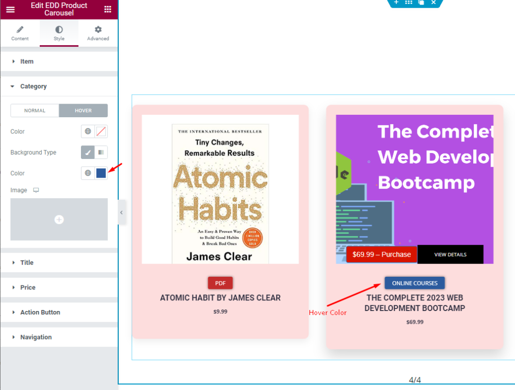 Category Hover - BdThemes