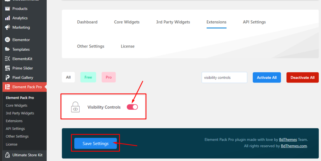 activate it save changes - BdThemes