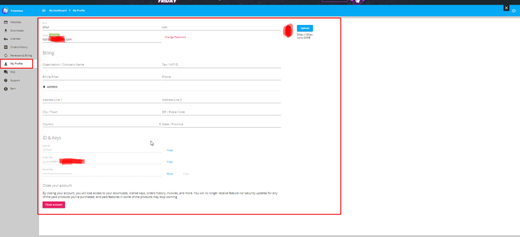 my profile - BdThemes