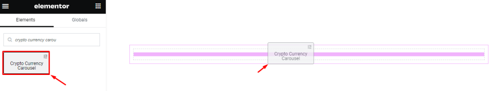 Crypto Currency Carousel widget 1 - BdThemes