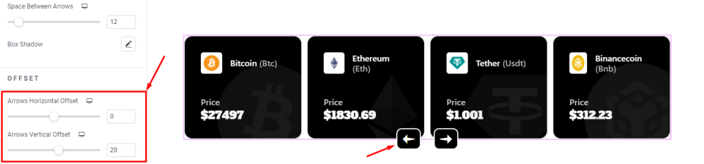 Crypto Currency Carousel widget 17 - BdThemes
