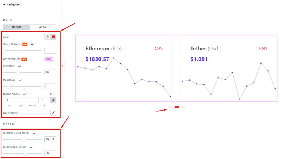 Crypto Currency Chart Carousel widget 11 - BdThemes