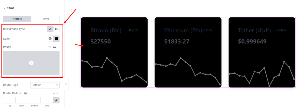 Crypto Currency Chart widget 5 - BdThemes