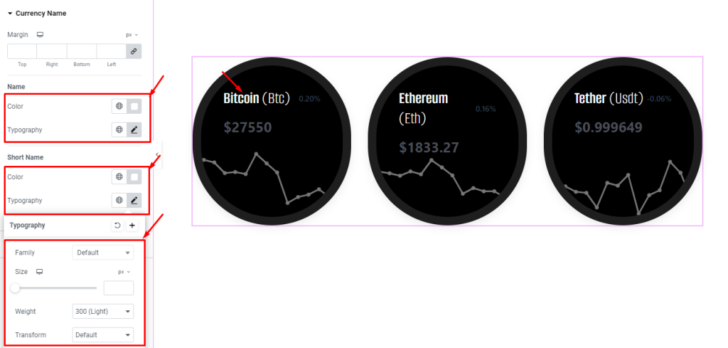 Crypto Currency Chart widget 7 - BdThemes