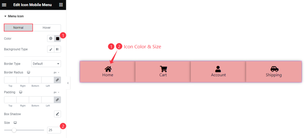 Menu Icon normal - BdThemes