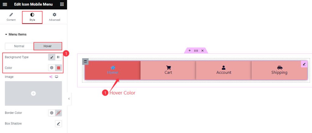 Menu Items hover - BdThemes