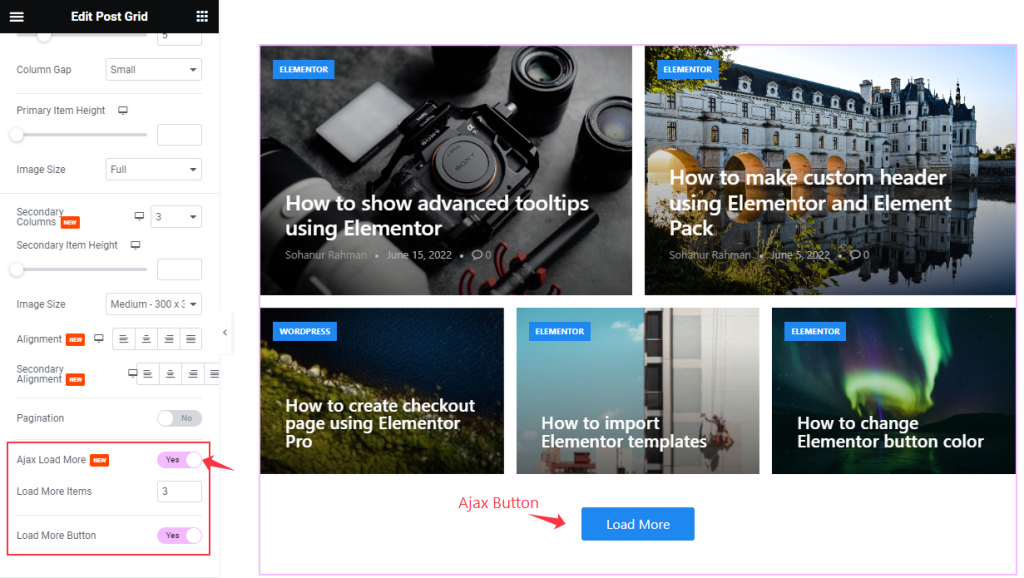 Post grid widget - BdThemes