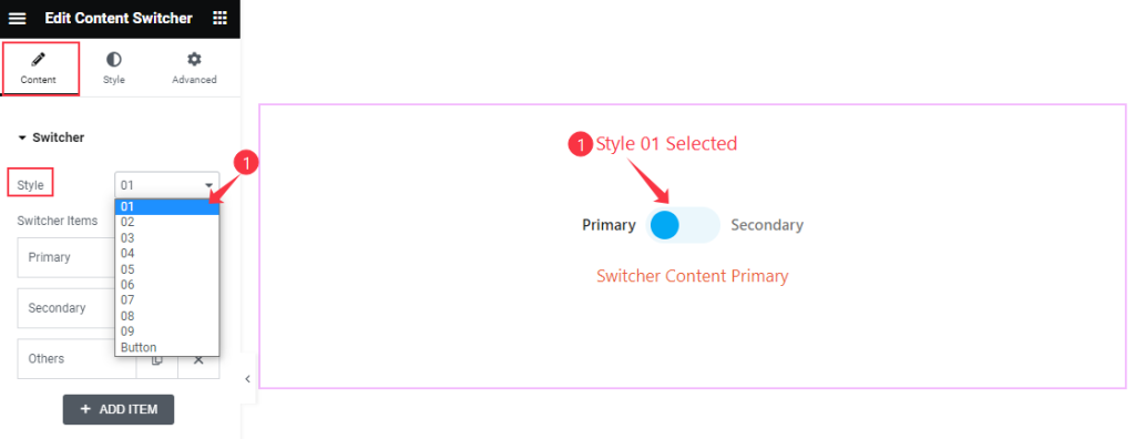 Switcher style - BdThemes