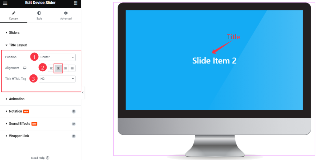 Title Layout - BdThemes