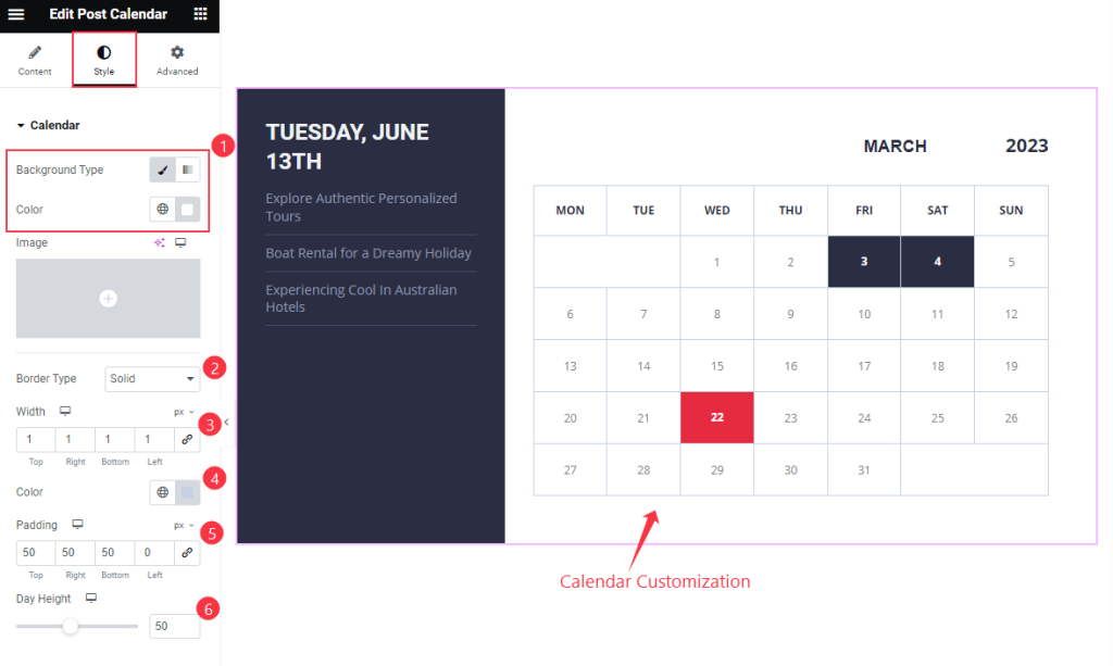 Calendar - BdThemes