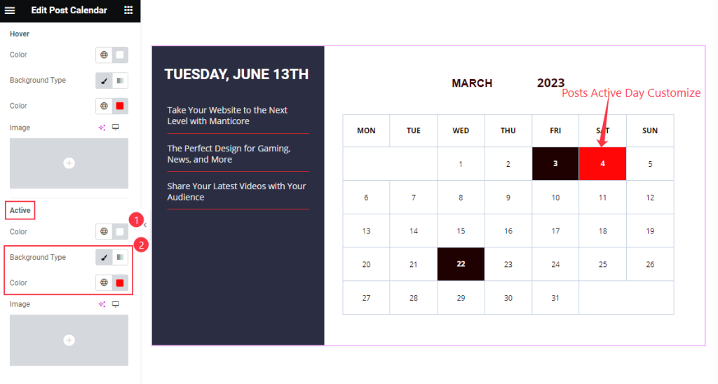 Calendar Days 2 Post hover 1 - BdThemes