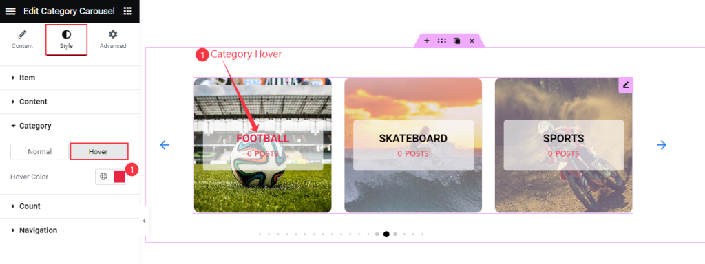 Category hover - BdThemes