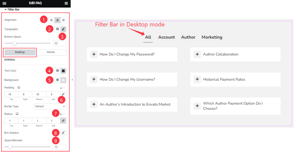 Filter Bar 1 - BdThemes