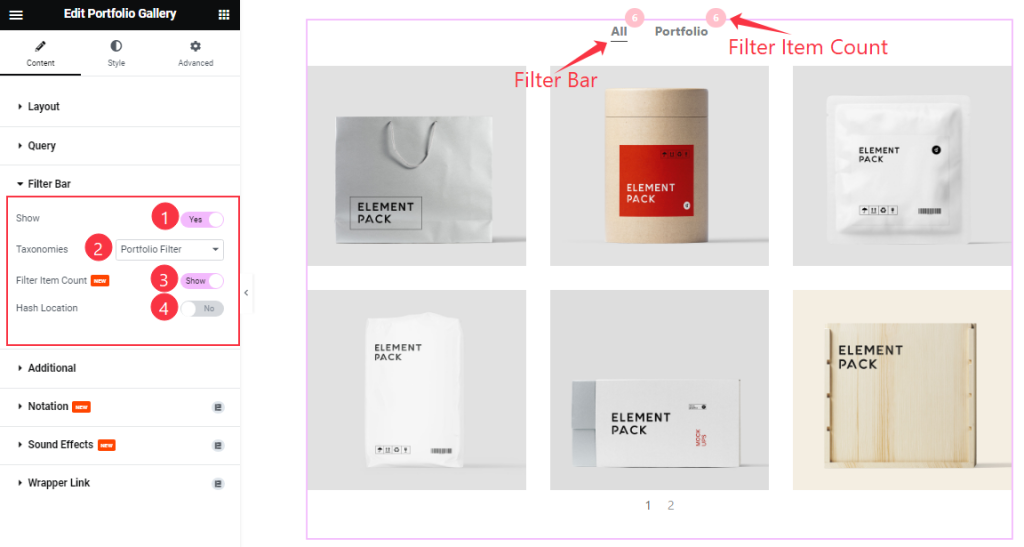 Filter Bar - BdThemes