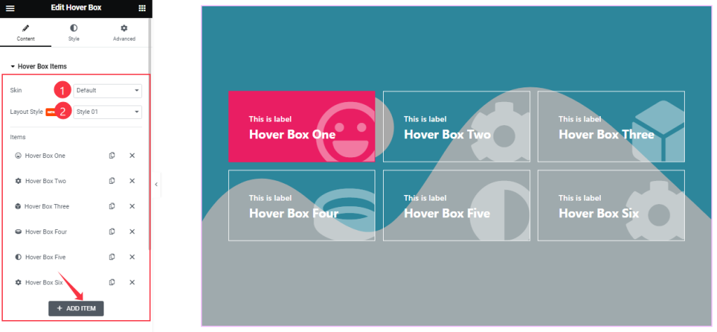 Hover Box Items1 - BdThemes