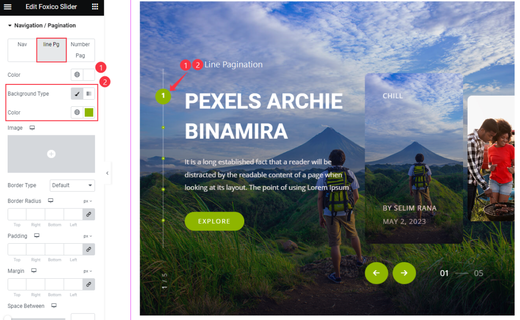 Navigation Line Pagination - BdThemes