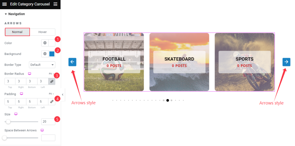 Navigation arrows normal - BdThemes