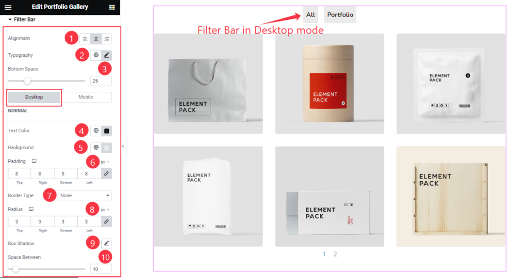 S.Filterbar1 - BdThemes