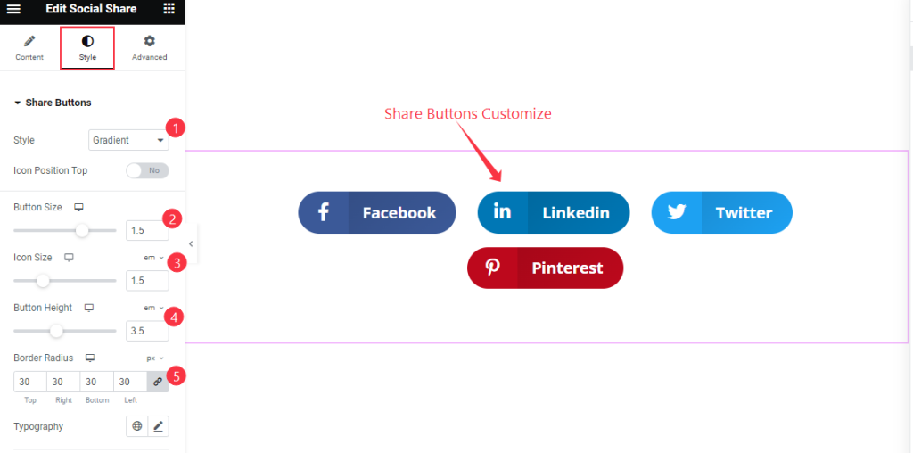 Share Buttons 1 - BdThemes