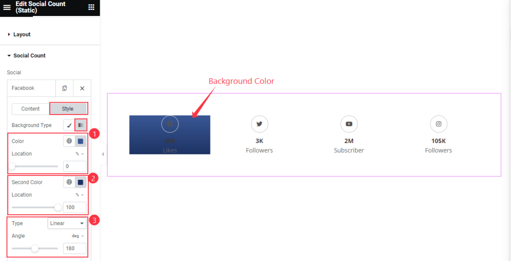 Social Count Style - BdThemes
