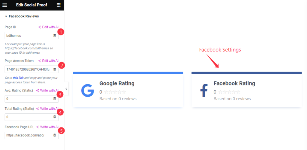 Facebook Reviews - BdThemes